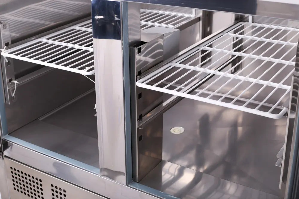 Saladette gerader Glasaufbau KBS 904 KBS - CPGASTRO