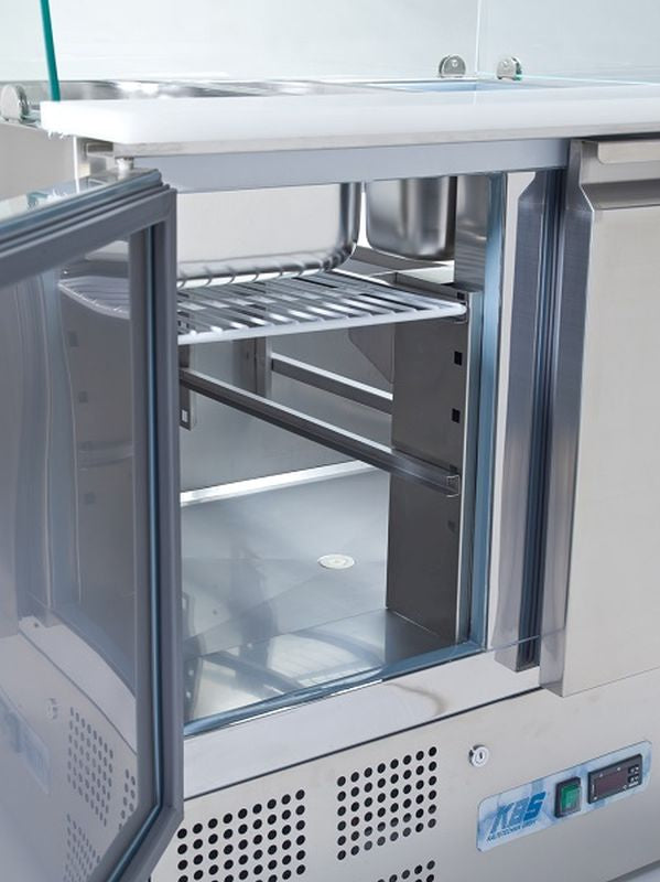 Saladette gerader Glasaufbau KBS 904 KBS - CPGASTRO