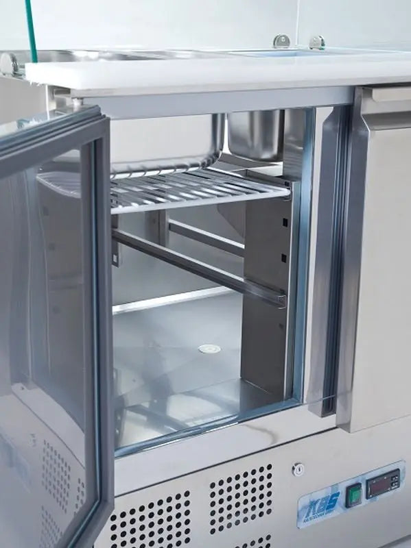 Saladette gerader Glasaufbau KBS 904 KBS - CPGASTRO