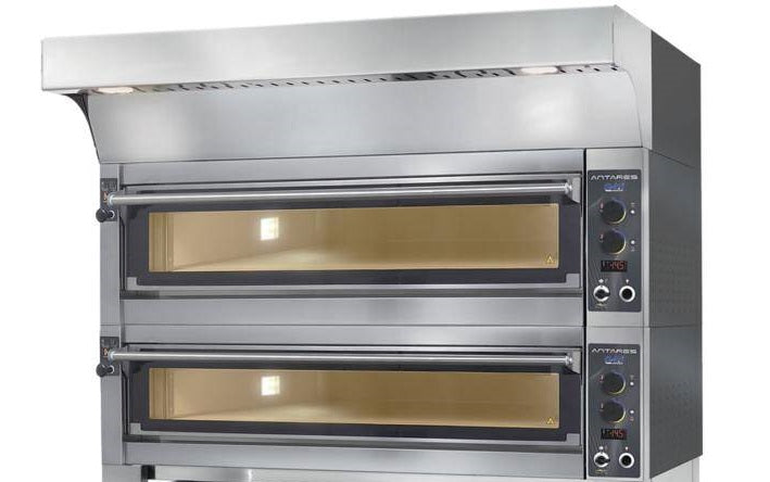 GAM Antares M44 Tam Ateş Tuğlalı Elektrikli Pizza Fırını - Çift Bölmeli - Profesyonel Pizzacılar İçin En Yüksek Pişirme Kalitesi