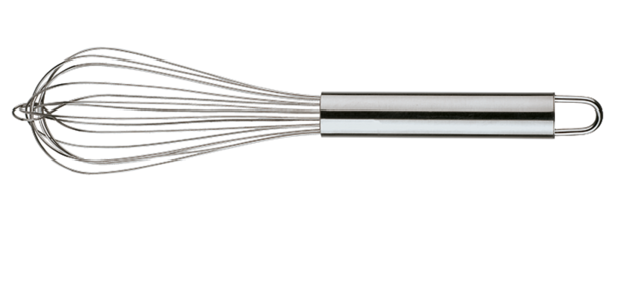 Schneebessen 43 cm Edelstahl 8 drahtig