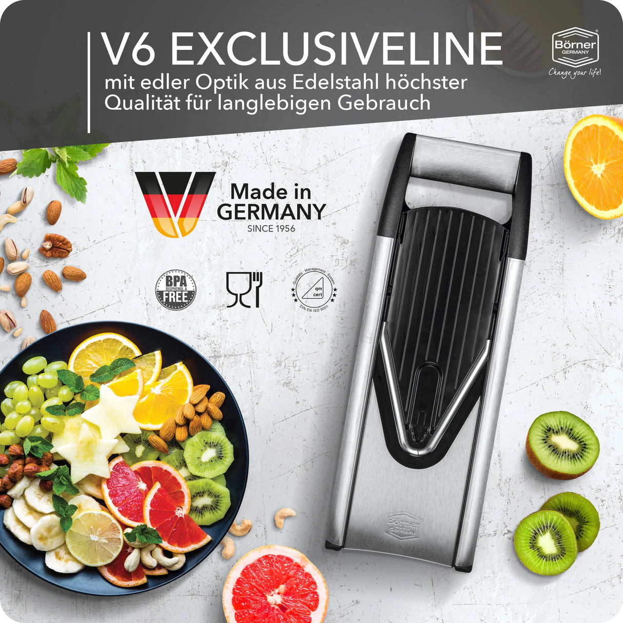 Börner Gemüsehobel V6 ExclusiveLine Starter Set Börner CPGASTRO