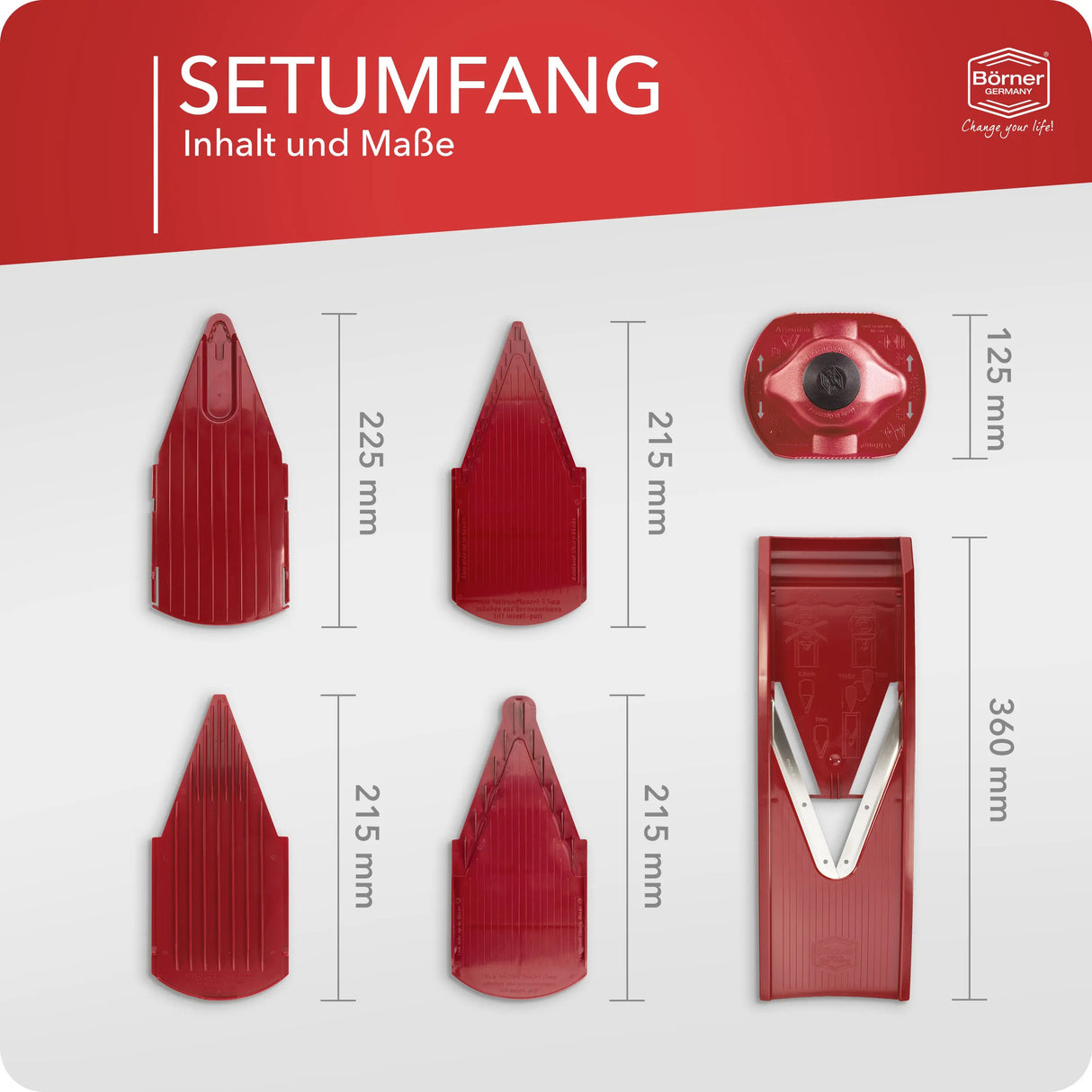 Gemüsehobel V1 ClassicLine Starter Set - CPGASTRO
