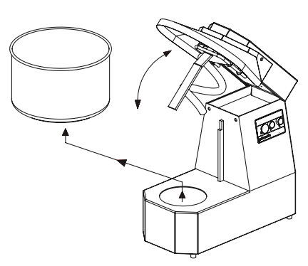 Zanolli Teigknetmaschine Galassia S Super aufklappbar & abnehmbarer Kessel - Professionelle Knettechnik für Gastronomie, Bäckereien und Pizzerien Zanolli - CPGASTRO