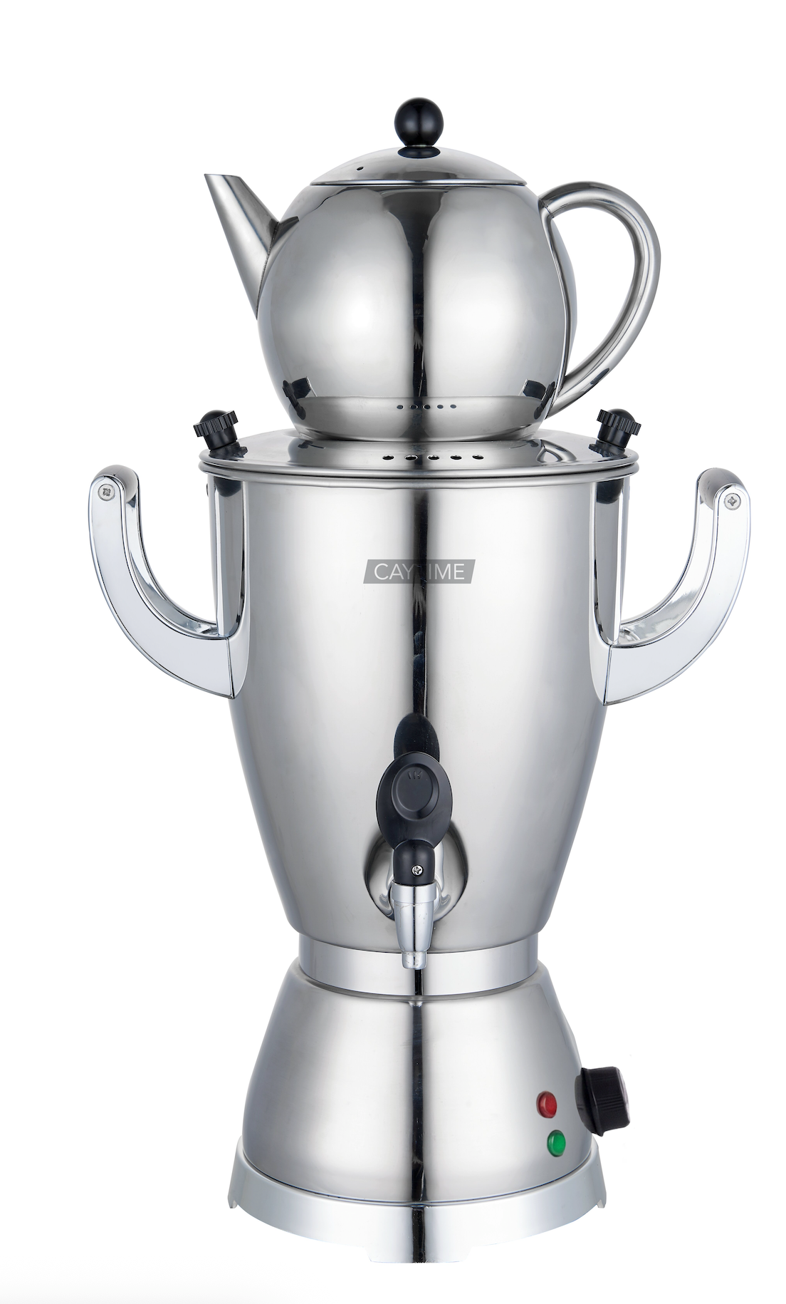 Samowar 5 L Semaver Edelstahl Teekocher Teemaschine Elektrisch für Gastronomie & Haushalt Caytime - CPGASTRO