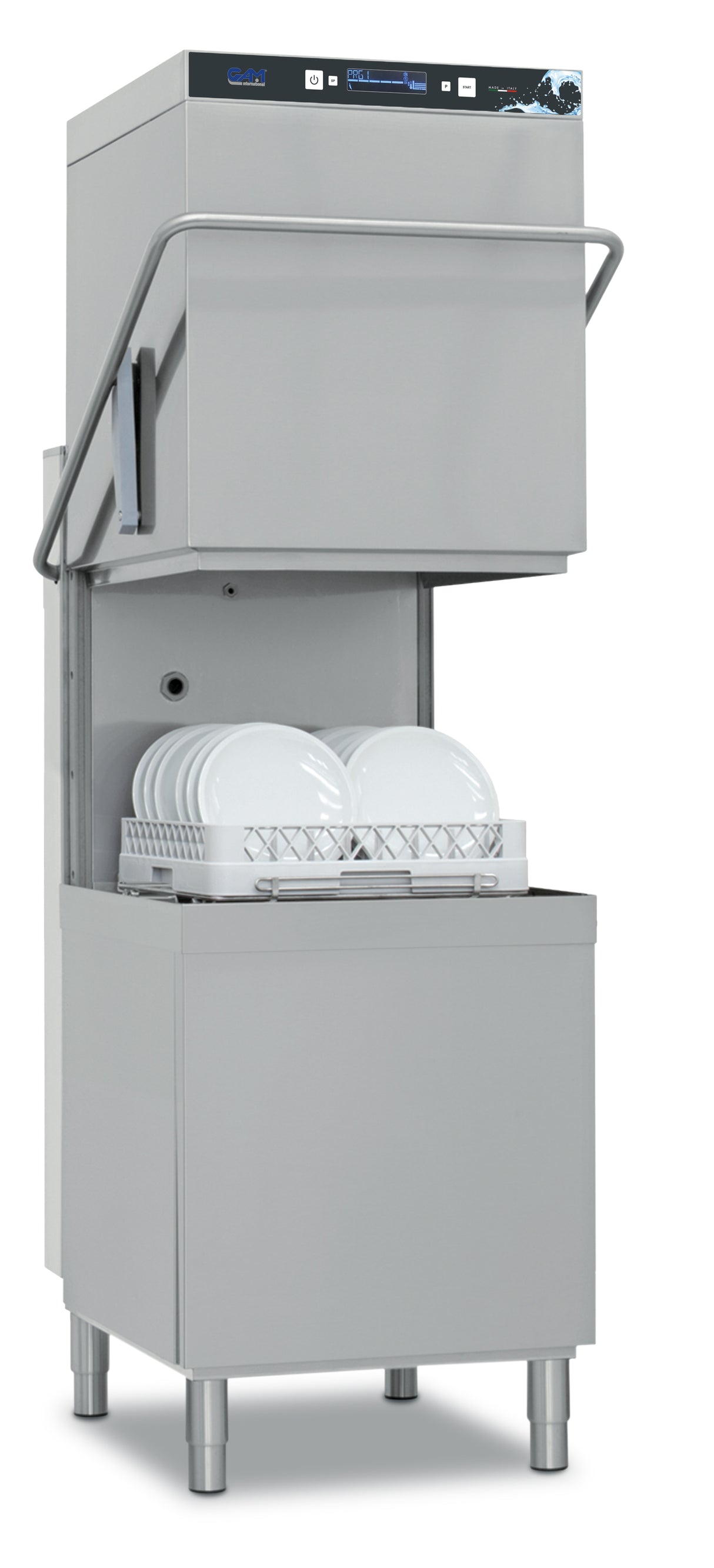 GAM Haubenspülmaschine 8,5 kW mit Klarspüler- , Laugenpumpe & Ablaufpumpe MH50TP GAM - CPGASTRO