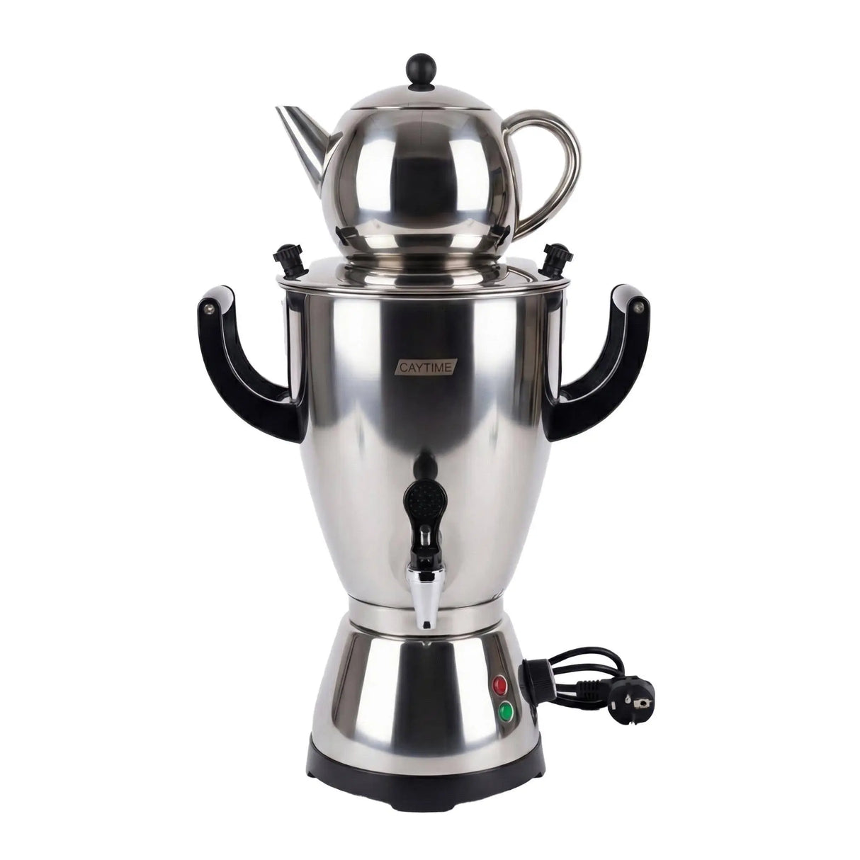 Samowar 5 L Semaver Edelstahl Teekocher Teemaschine Elektrisch für Gastronomie & Haushalt Caytime - CPGASTRO