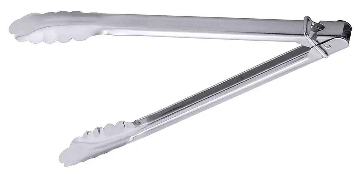 Edelstahl Küchenzange 24 bis 40 cm mit Feder Contacto CPGASTRO