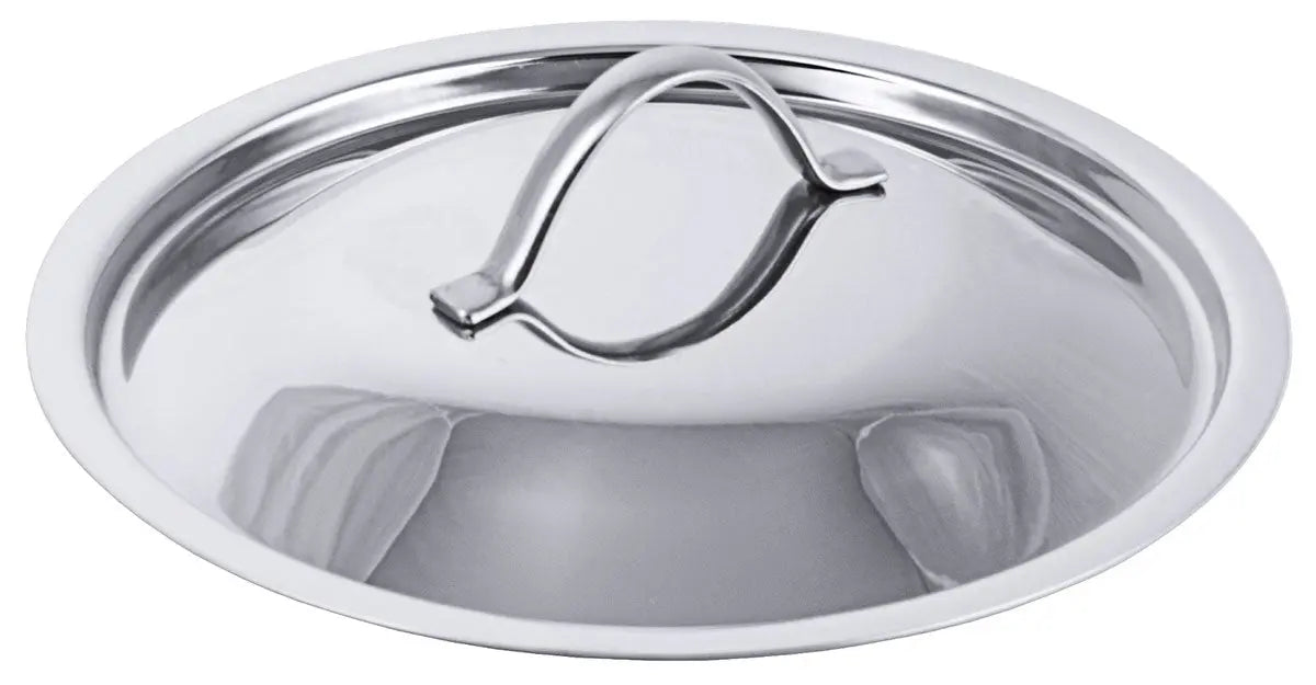 Edelstahl Deckel für Ø 12-50cm für Serie 2000 Kochtopf Bratpfanne Stielkasserolle Contacto - CPGASTRO