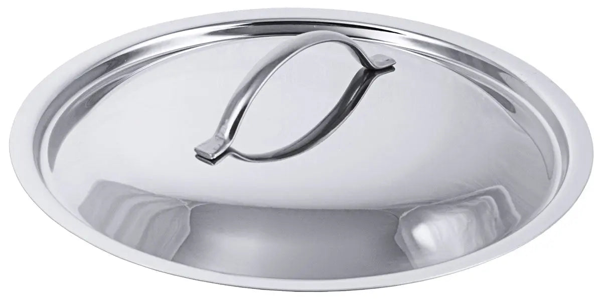 Edelstahl Deckel für Ø 12-50cm für Serie 2000 Kochtopf Bratpfanne Stielkasserolle Contacto - CPGASTRO