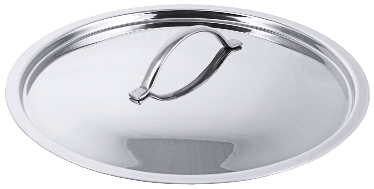 Edelstahl Deckel für Ø 12-50cm für Serie 2000 Kochtopf Bratpfanne Stielkasserolle Contacto - CPGASTRO