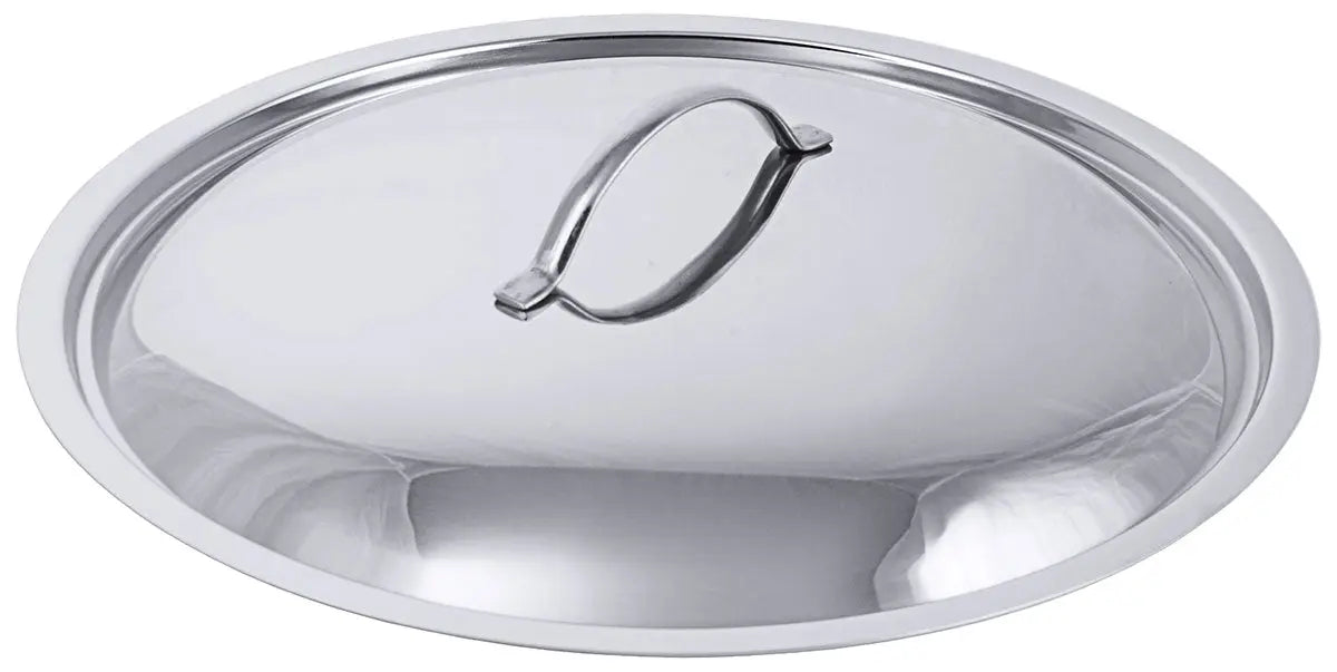 Edelstahl Deckel für Ø 12-50cm für Serie 2000 Kochtopf Bratpfanne Stielkasserolle Contacto - CPGASTRO