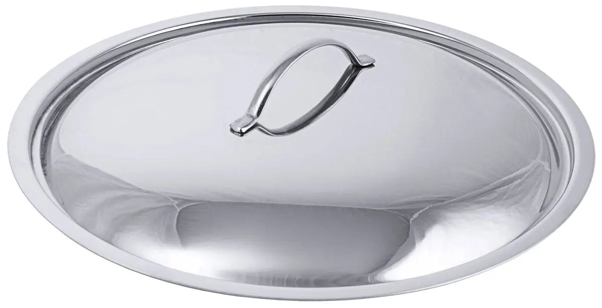 Edelstahl Deckel für Ø 12-50cm für Serie 2000 Kochtopf Bratpfanne Stielkasserolle Contacto - CPGASTRO