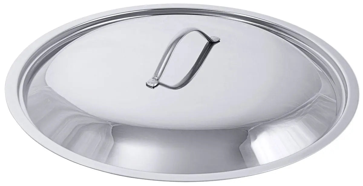 Edelstahl Deckel für Ø 12-50cm für Serie 2000 Kochtopf Bratpfanne Stielkasserolle Contacto - CPGASTRO