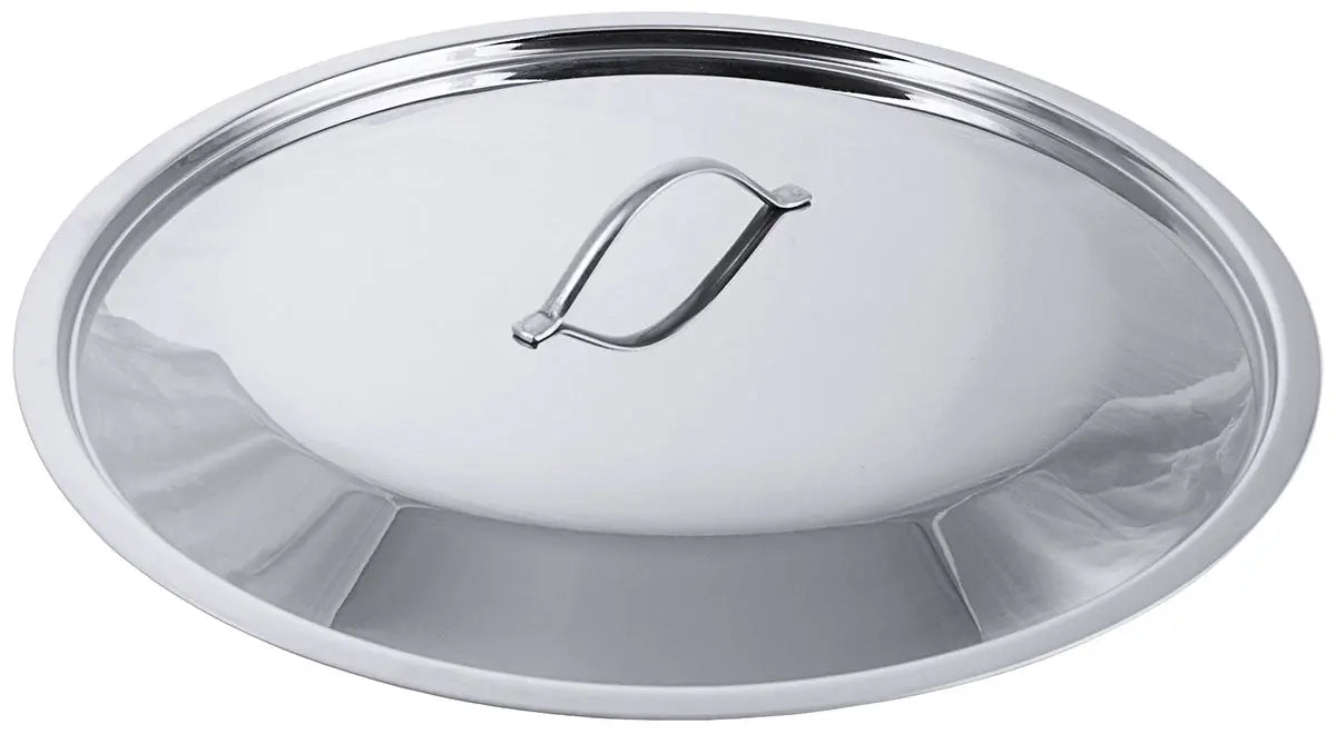 Edelstahl Deckel für Ø 12-50cm für Serie 2000 Kochtopf Bratpfanne Stielkasserolle Contacto - CPGASTRO