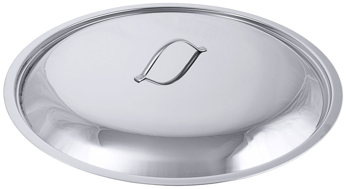 Edelstahl Deckel für Ø 12-50cm für Serie 2000 Kochtopf Bratpfanne Stielkasserolle Contacto - CPGASTRO