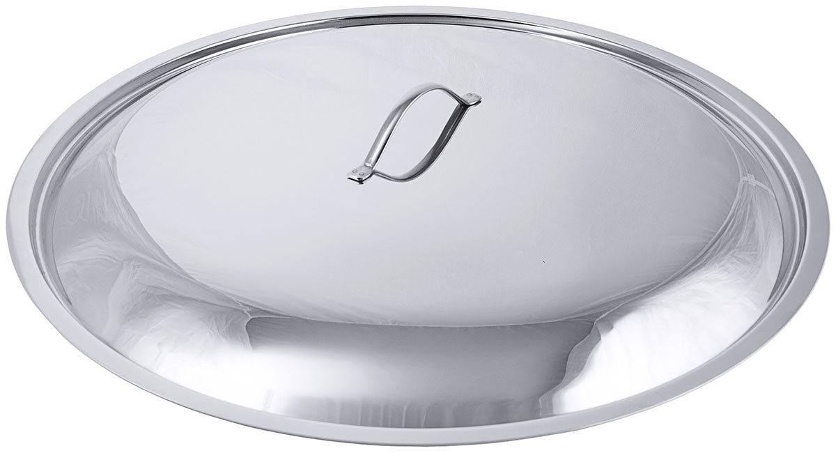 Edelstahl Deckel für Ø 12-50cm für Serie 2000 Kochtopf Bratpfanne Stielkasserolle Contacto - CPGASTRO