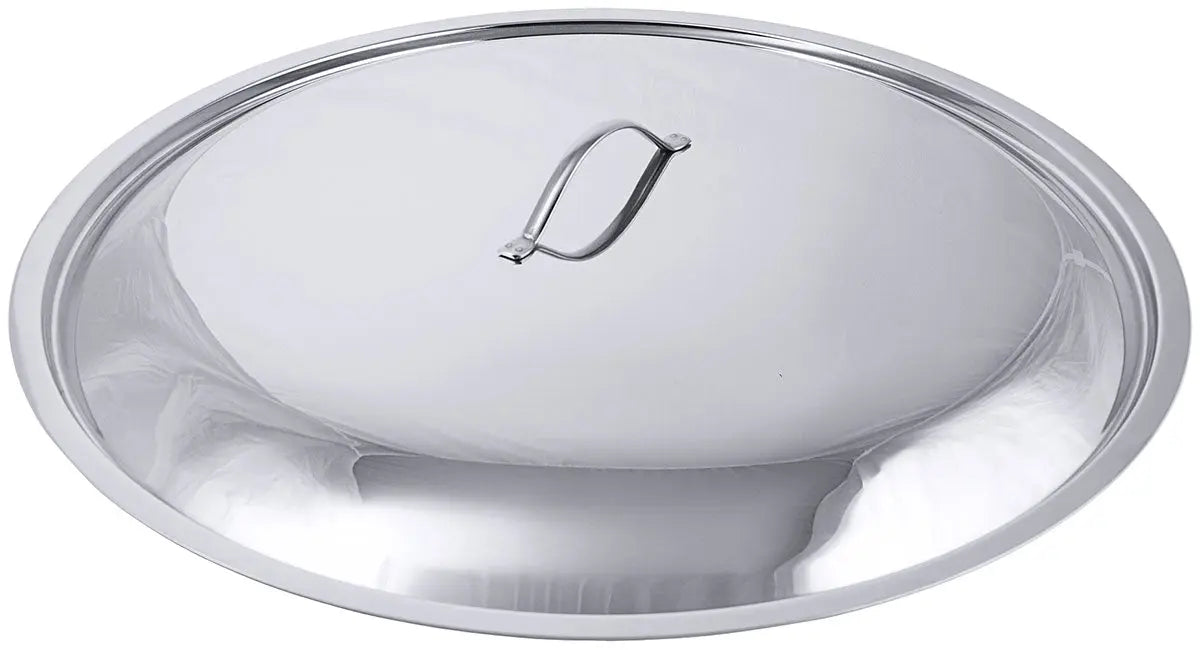 Edelstahl Deckel für Ø 12-50cm für Serie 2000 Kochtopf Bratpfanne Stielkasserolle Contacto - CPGASTRO