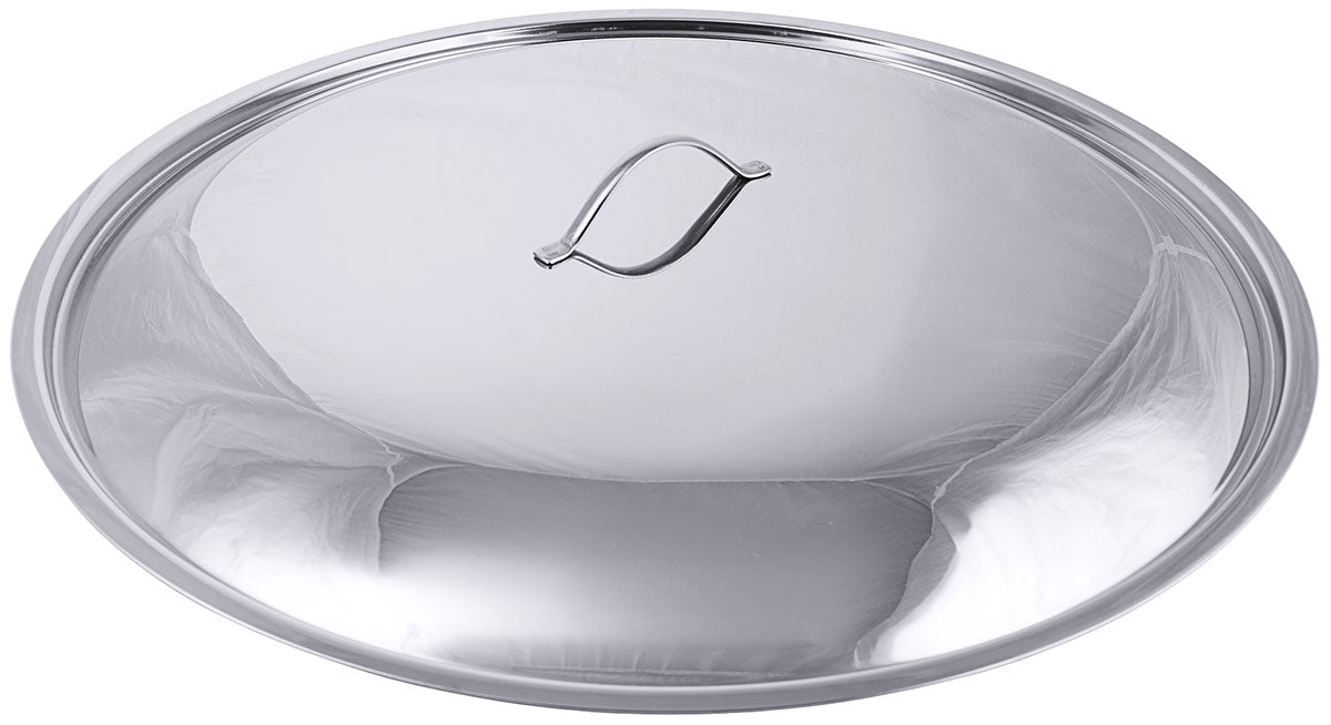 Edelstahl Deckel für Ø 12-50cm für Serie 2000 Kochtopf Bratpfanne Stielkasserolle Contacto - CPGASTRO