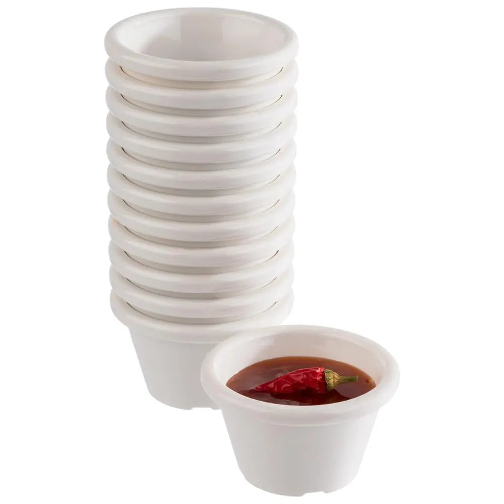 Dipschälchen 12er Set Ø 6cm H: 3,5cm 40 ml weiß CPGASTRO CPGASTRO