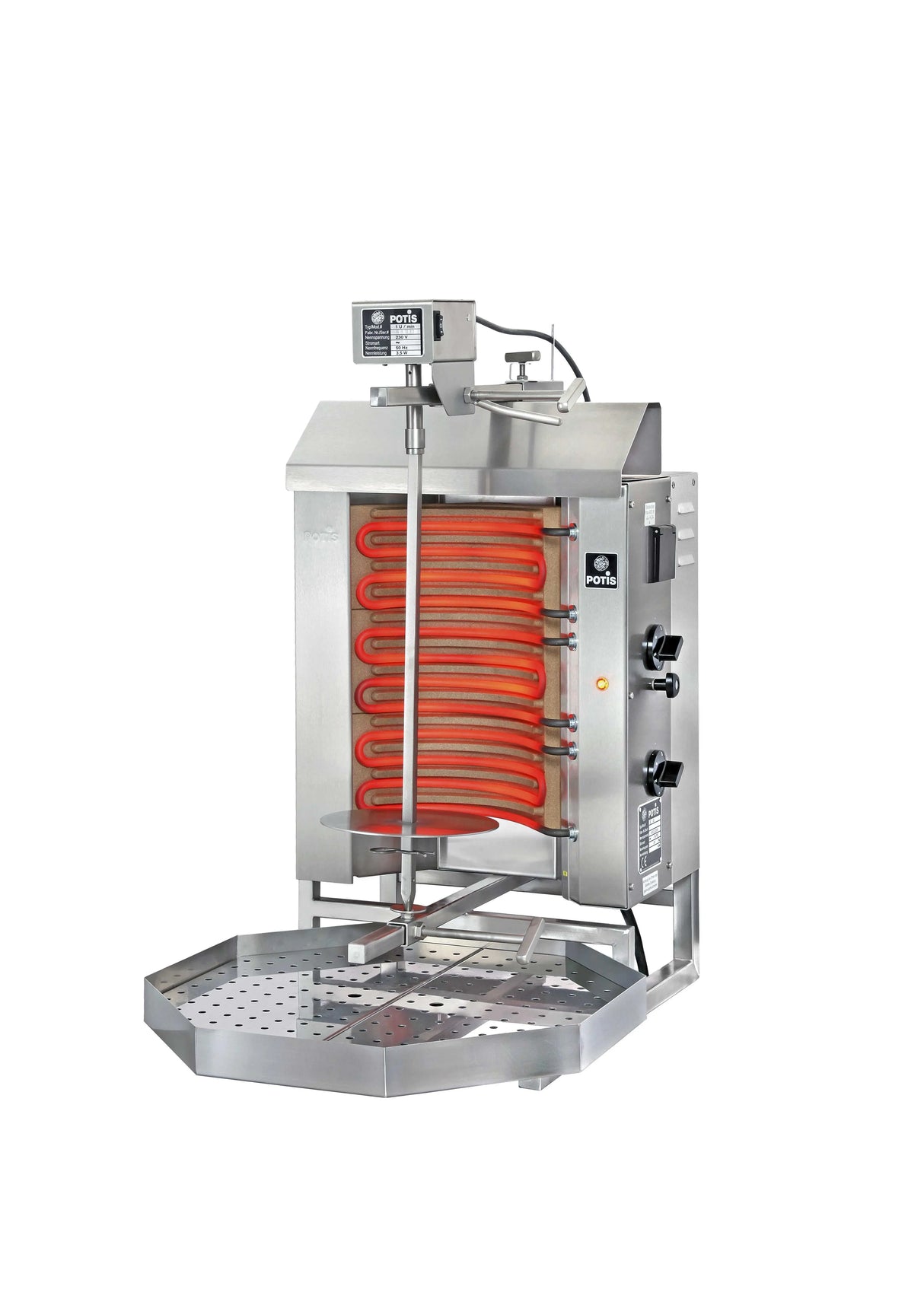 Potis E1 Dönergrill / Gyrosgrill – Effizienter Elektrogrill für bis zu 15 kg Fleisch Potis - CPGASTRO
