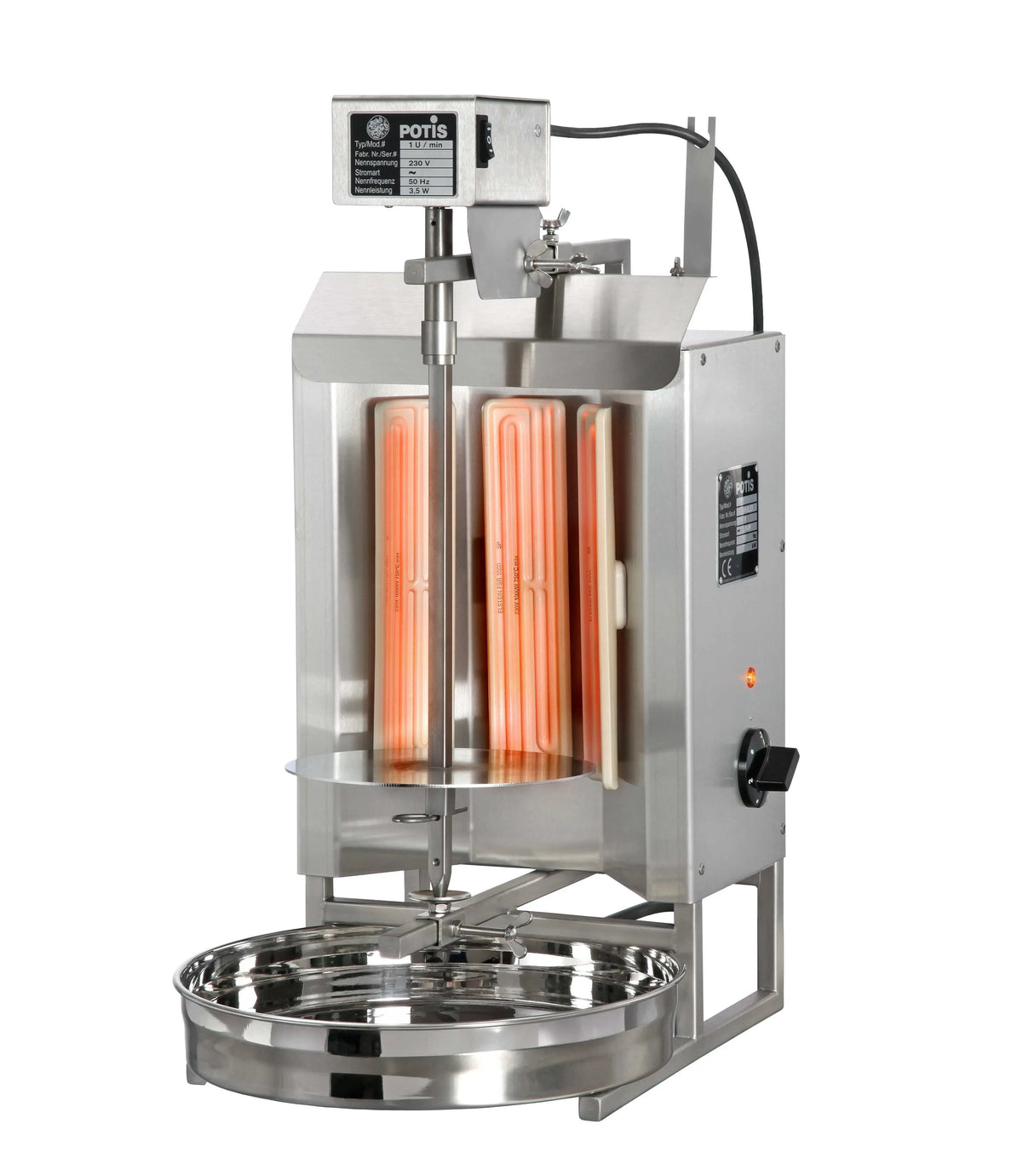 Potis EH Dönergrill / Gyrosgrill – Leistungsstarker Elektrogrill für Gastronomiebetriebe Potis - CPGASTRO