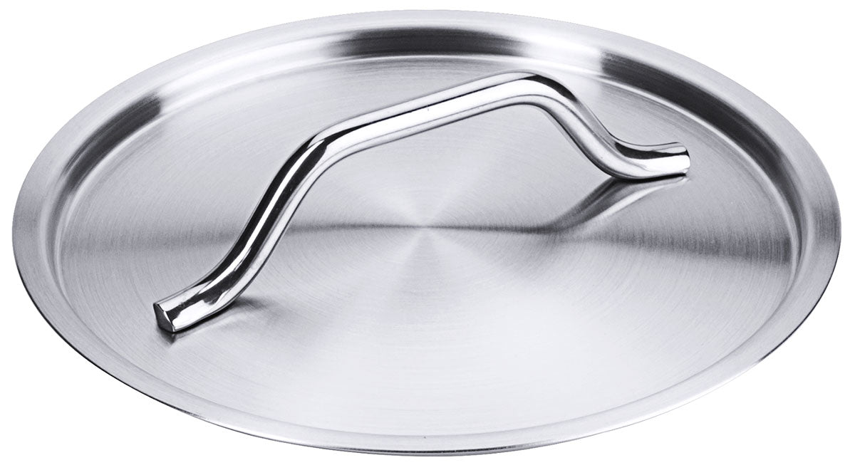 Edelstahl Deckel für Ø 16-50cm für Serie 2200 Kochtopf Bratpfanne Stielkasserolle Contacto - CPGASTRO