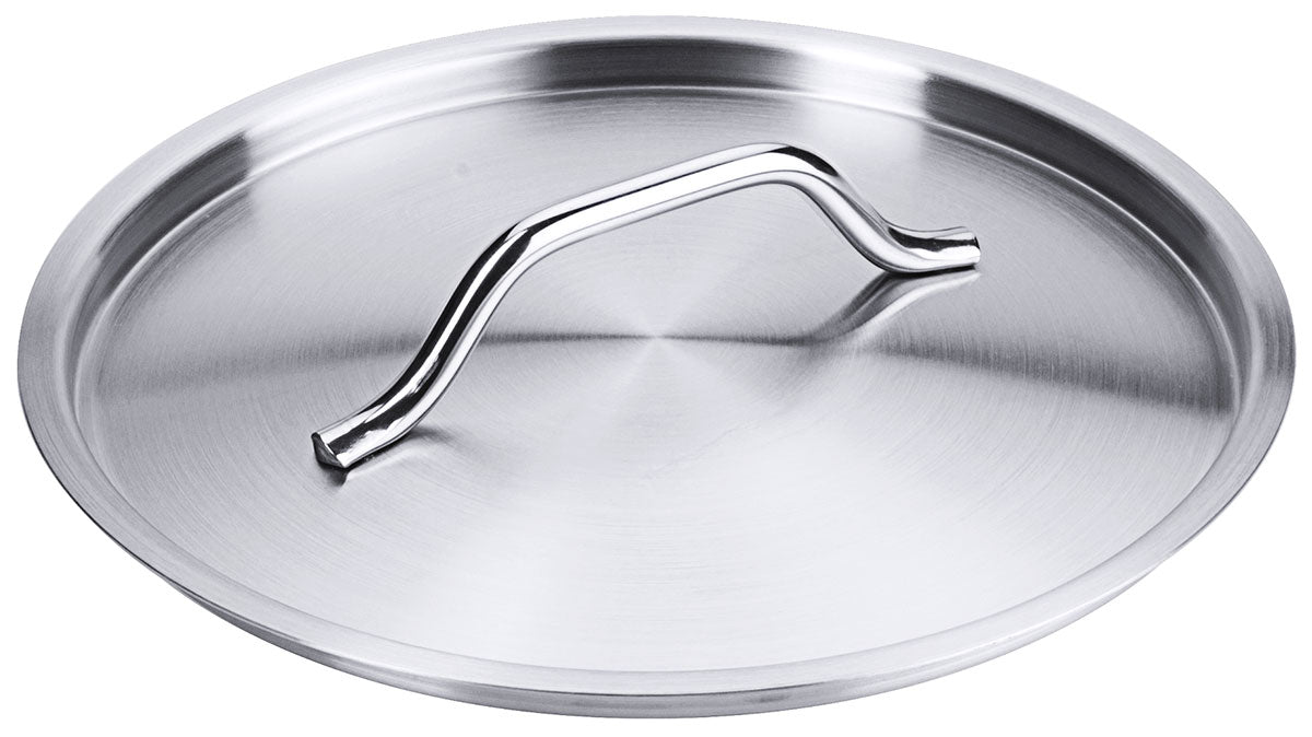 Edelstahl Deckel für Ø 16-50cm für Serie 2200 Kochtopf Bratpfanne Stielkasserolle Contacto - CPGASTRO