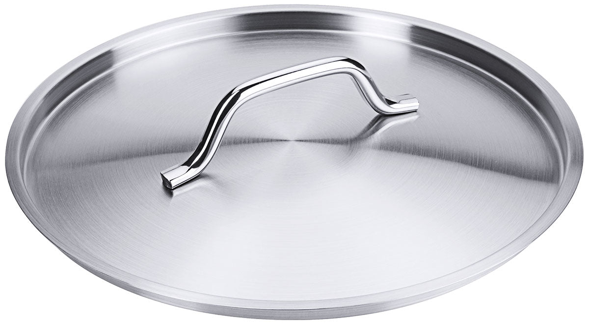 Edelstahl Deckel für Ø 16-50cm für Serie 2200 Kochtopf Bratpfanne Stielkasserolle Contacto - CPGASTRO