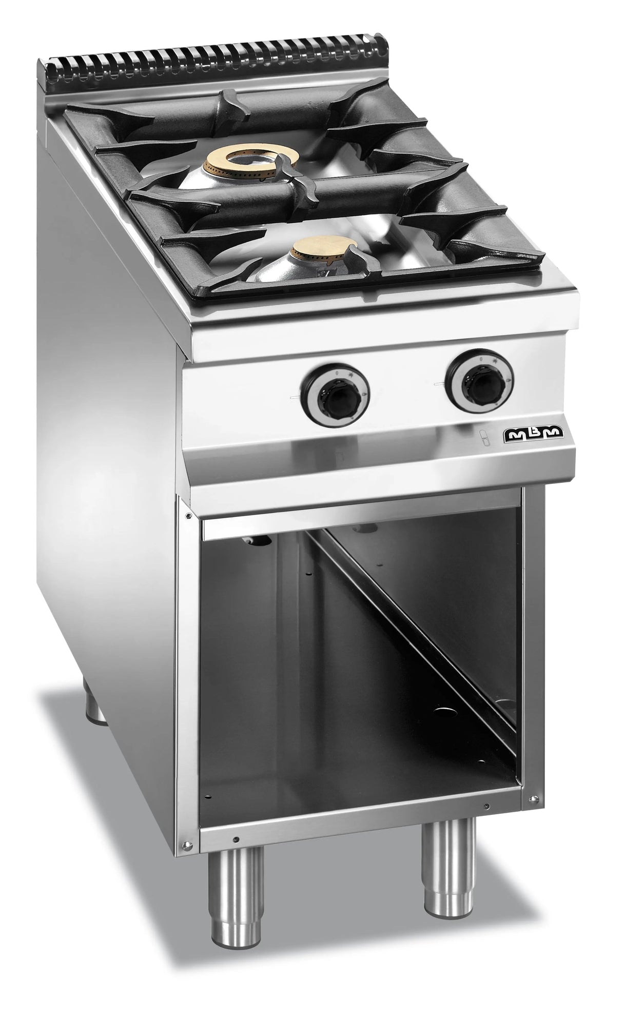 MBM Gasherd 2 Brenner mit Untergestell 18 kW MBM - CPGASTRO