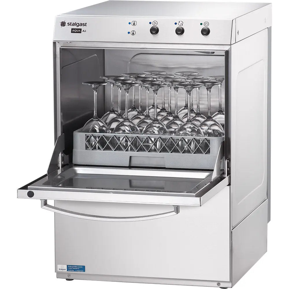 Spülmaschine 2,77 kW mit Klarspülmitteldosier-,Reinigerdosier- und Ablaufpumpe Gastronics - CPGASTRO