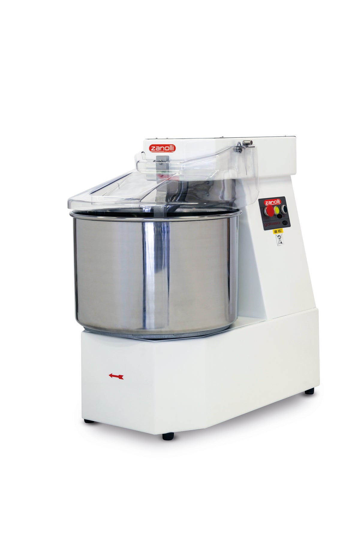 Zanolli Teigknetmaschine Galassia S Super aufklappbar & abnehmbarer Kessel - Professionelle Knettechnik für Gastronomie, Bäckereien und Pizzerien Zanolli - CPGASTRO