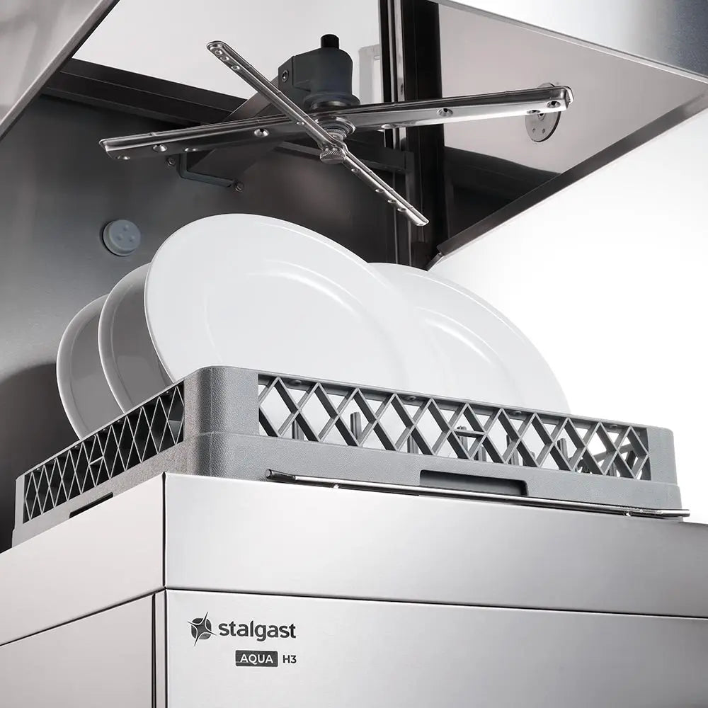 Haubenspülmaschine 10 kW mit Klarspülmittel- und Reinigerdosierpumpe Gastronics - CPGASTRO