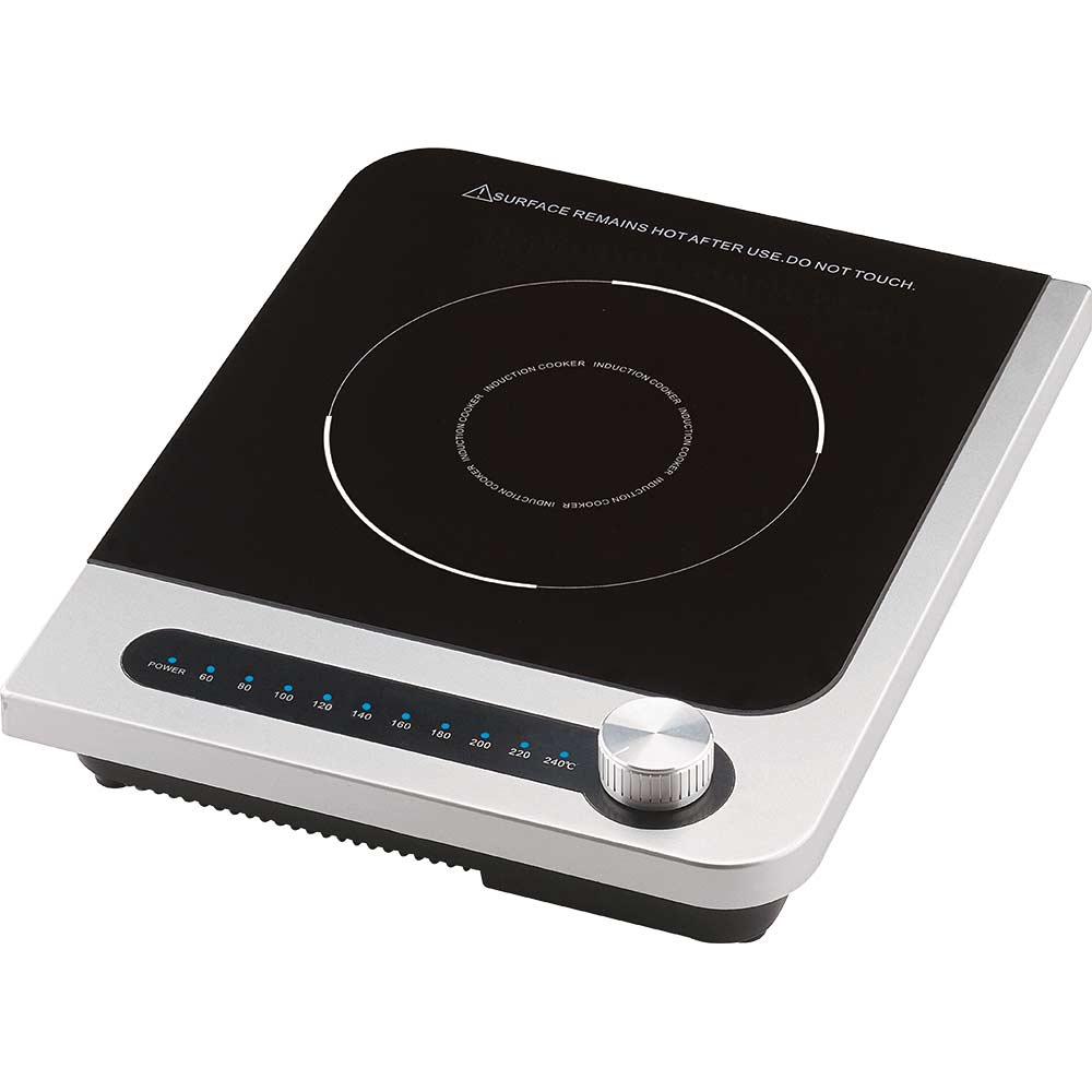 Induktionskochfeld mit manueller Steuerung 2 kW 230V Gastronics CPGASTRO