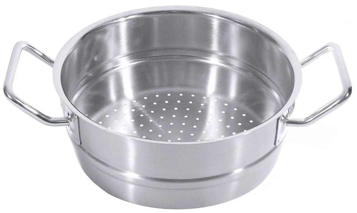 Edelstahl Dampfgar-Einsatz Ø 20-36 cm schwere Qualität Contacto - CPGASTRO