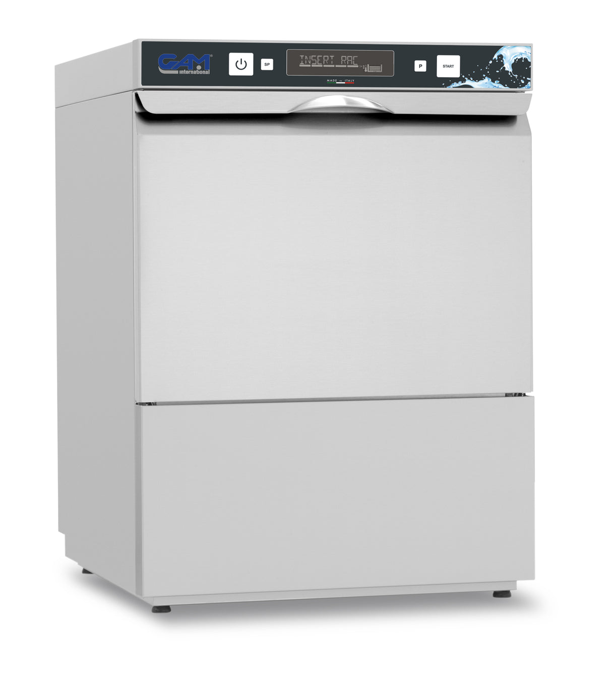 GAM Geschirrspülmaschine 5,4 kW mit Klarspüler- , Laugenpumpe & Ablaufpumpe RGD50TSBTP GAM - CPGASTRO