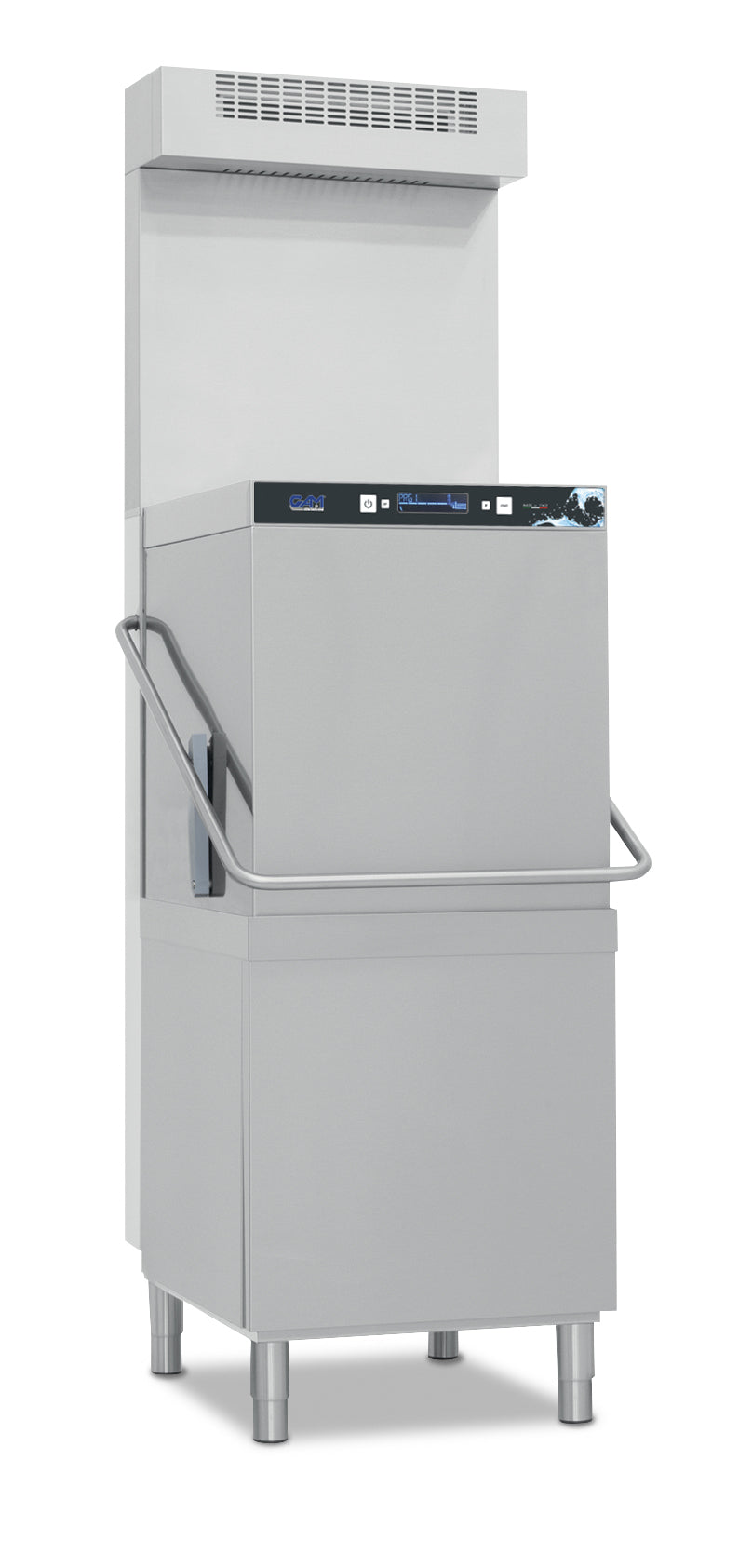 GAM Haubenspülmaschine 8,7 kW mit Klarspüler- , Laugenpumpe & Ablaufpumpe RGH50BTPHR GAM - CPGASTRO