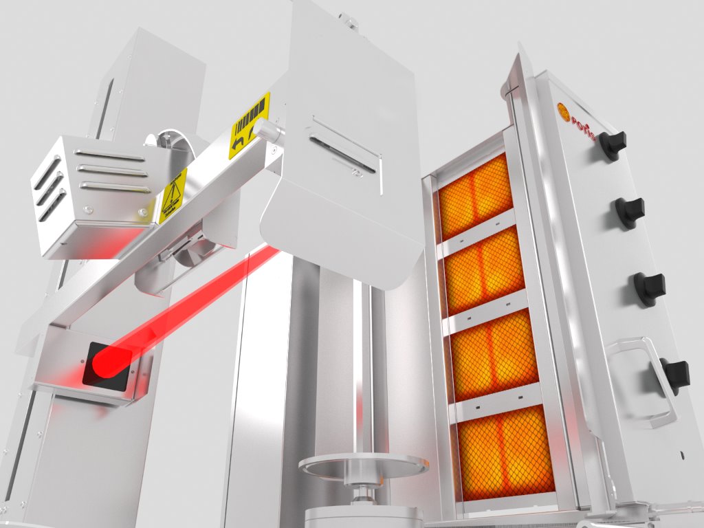 Potis Döner-Roboter 120 – Automatisierte Präzision für höchste Effizienz in der Gastronomie Potis - CPGASTRO