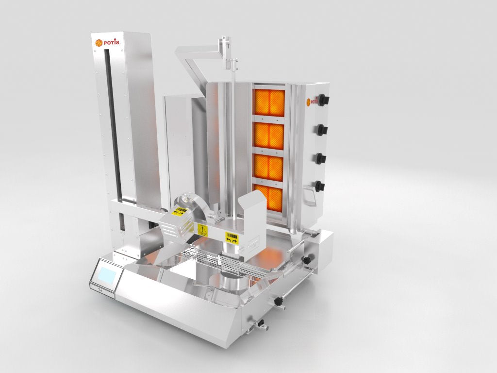 Potis Döner-Roboter 120 – Automatisierte Präzision für höchste Effizienz in der Gastronomie Potis - CPGASTRO