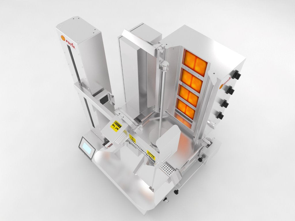 Potis Döner-Roboter 120 – Automatisierte Präzision für höchste Effizienz in der Gastronomie Potis - CPGASTRO