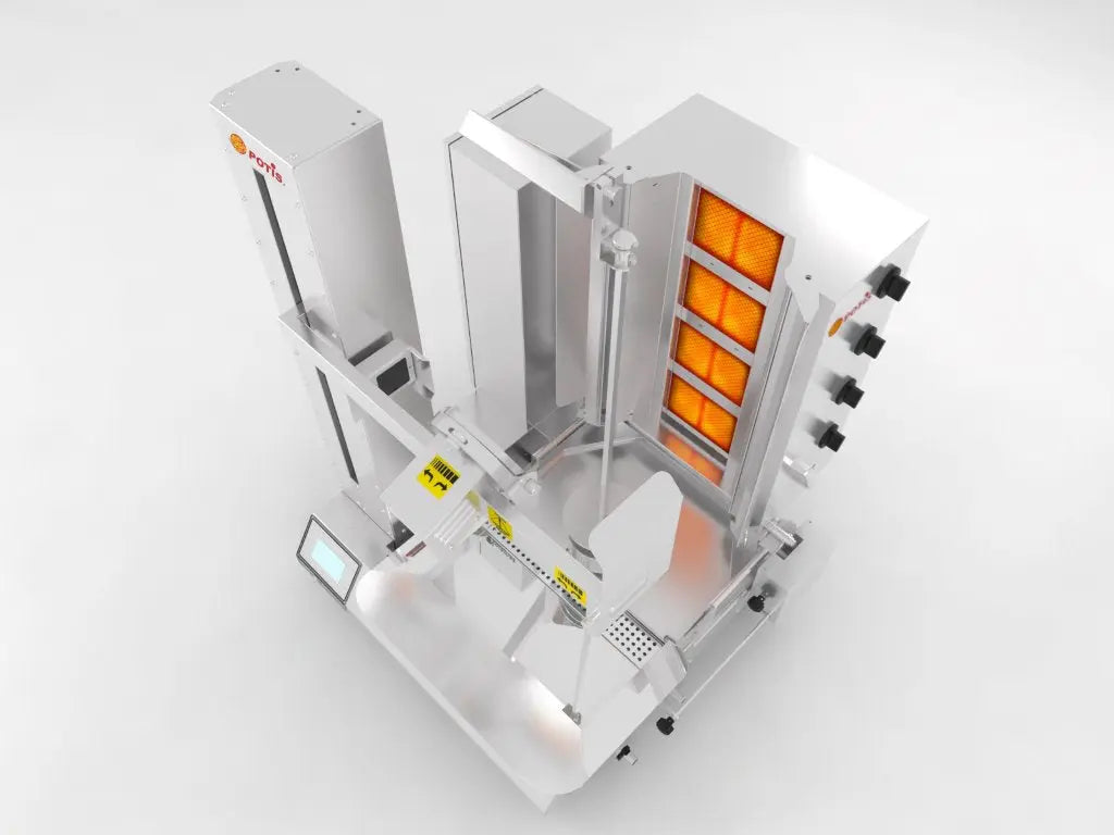 Potis Döner-Roboter 120 – Automatisierte Präzision für höchste Effizienz in der Gastronomie Potis - CPGASTRO