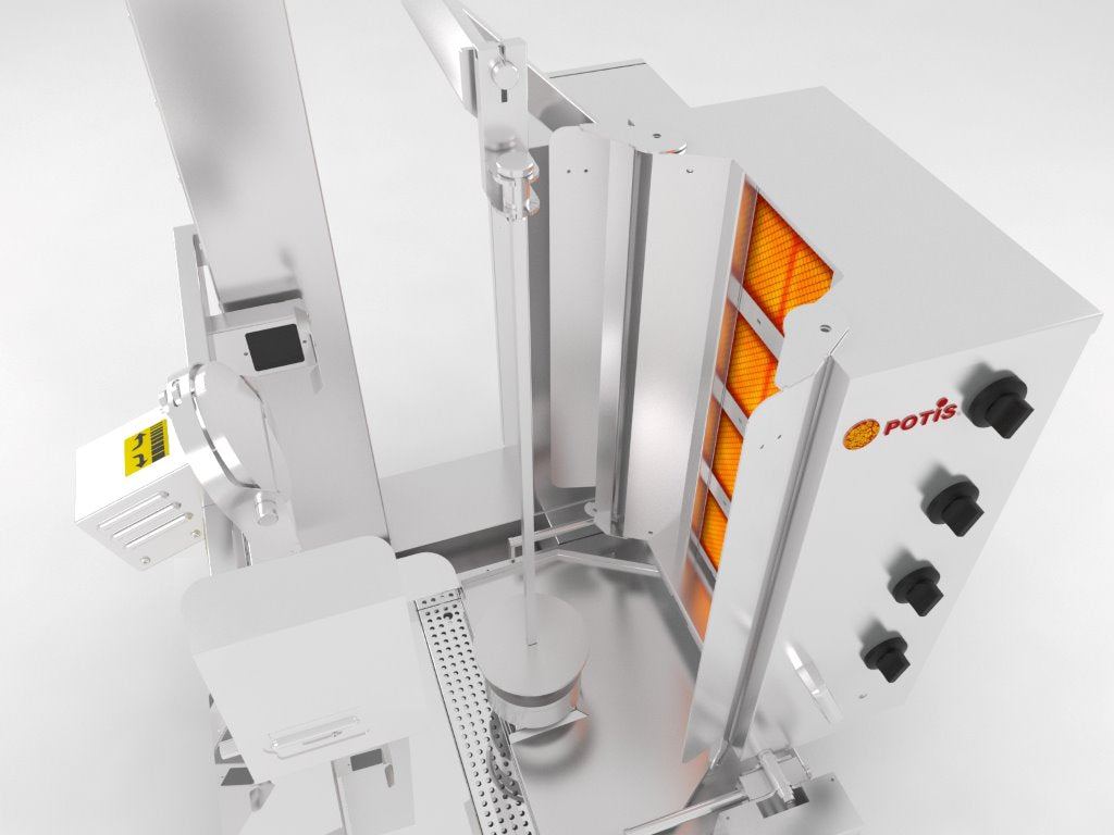 Potis Döner-Roboter 120 – Automatisierte Präzision für höchste Effizienz in der Gastronomie Potis - CPGASTRO