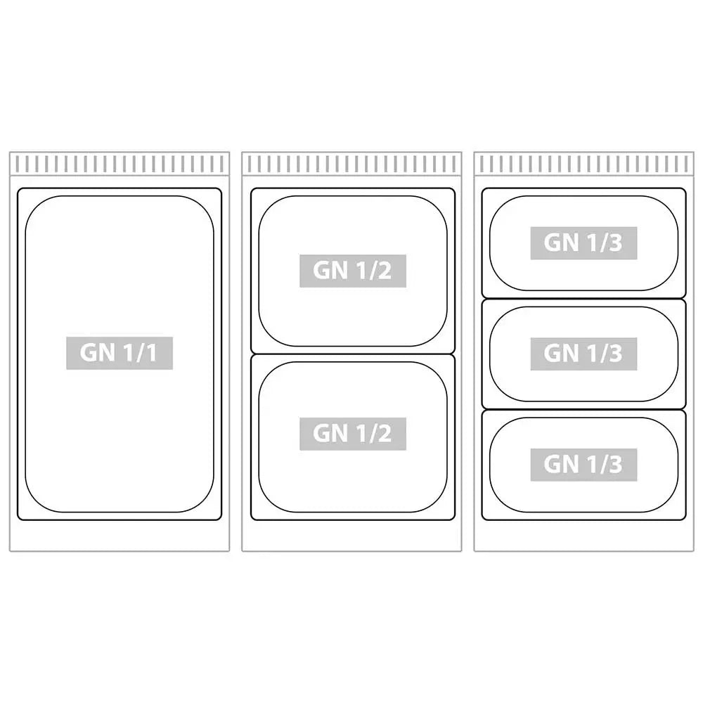 Bain-Marie Elektro 1,6 kW Gastronics - CPGASTRO