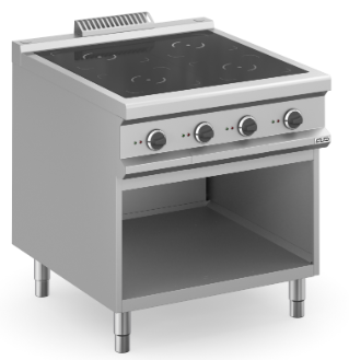 MBM Induktionskochfelder 4 Kochfelder mit Untergestell 20 kW MBM - CPGASTRO