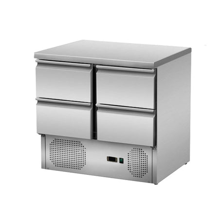 Kühltisch mit 4 Schubladen Unterbaukühlung 90x70 Gastronics - CPGASTRO