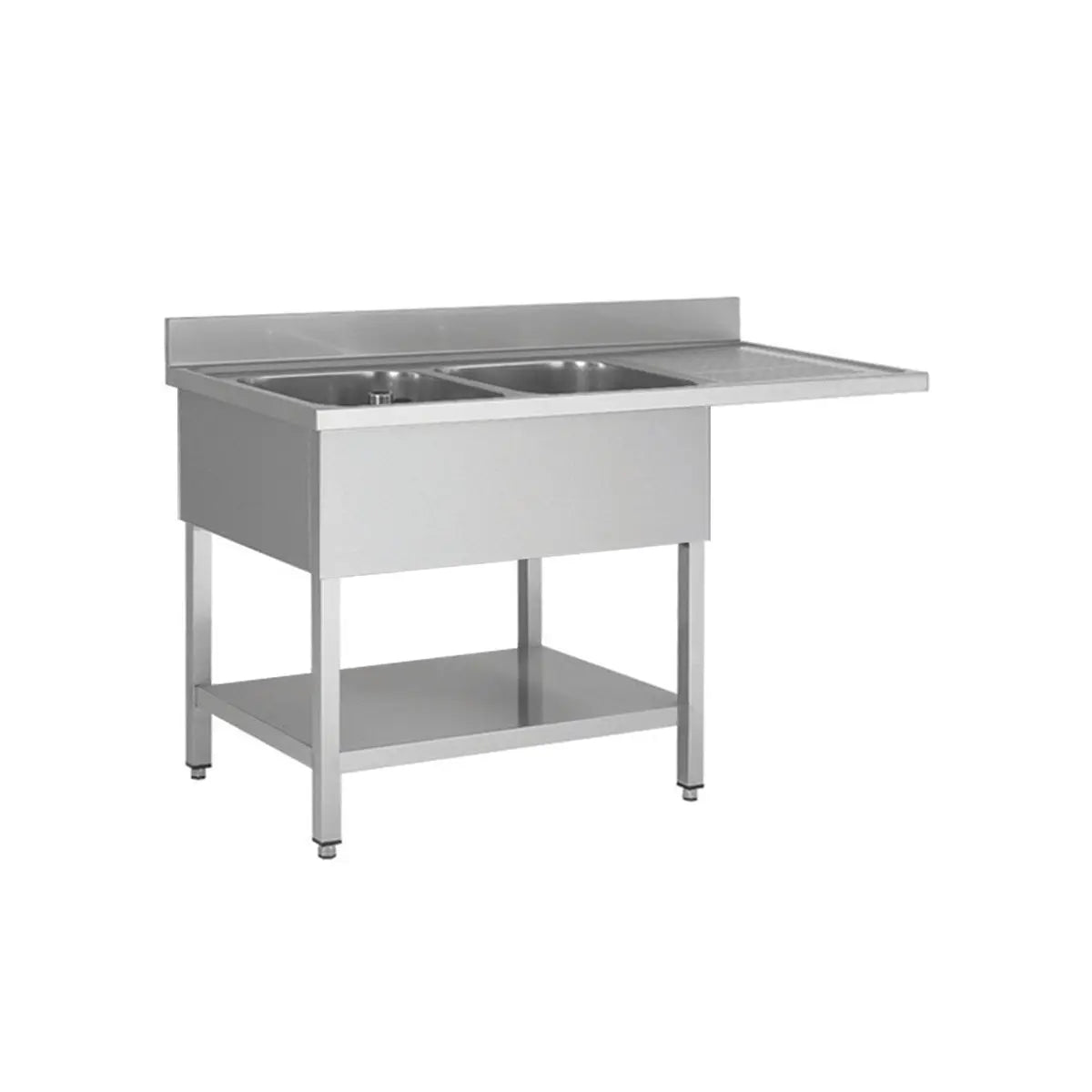 Spültisch für Spülmaschine Becken Links Tiefe 60 Gastronics - CPGASTRO
