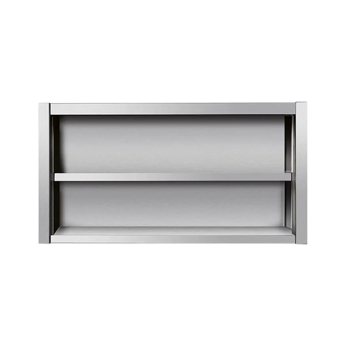 Wandhängeschrank aus Edelstahl offen Tiefe 40mm Gastronics - CPGASTRO