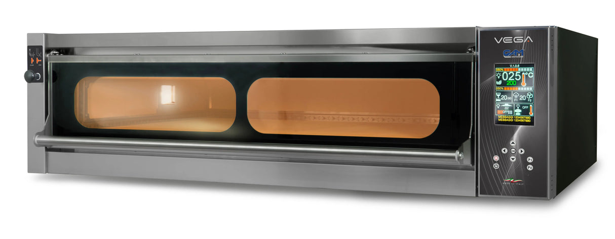 GAM Vega E9 Vollschamott Elektro-Pizzaofen – Hochleistungs-Ofen für traditionelle Steinofenqualität GAM - CPGASTRO