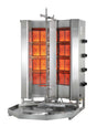 Potis V-MU-GD4 Dönergrill / Gyrosgrill – Hochleistungs-Gasgrill mit V-förmigen Brennern und Untermotor für bis zu 140 kg Fleisch Gastronics - CPGASTRO