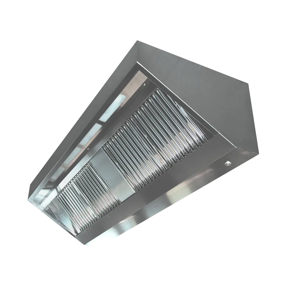 Wandhaube Schrägform mit Motor Tiefe 1100 mm Gastronics - CPGASTRO